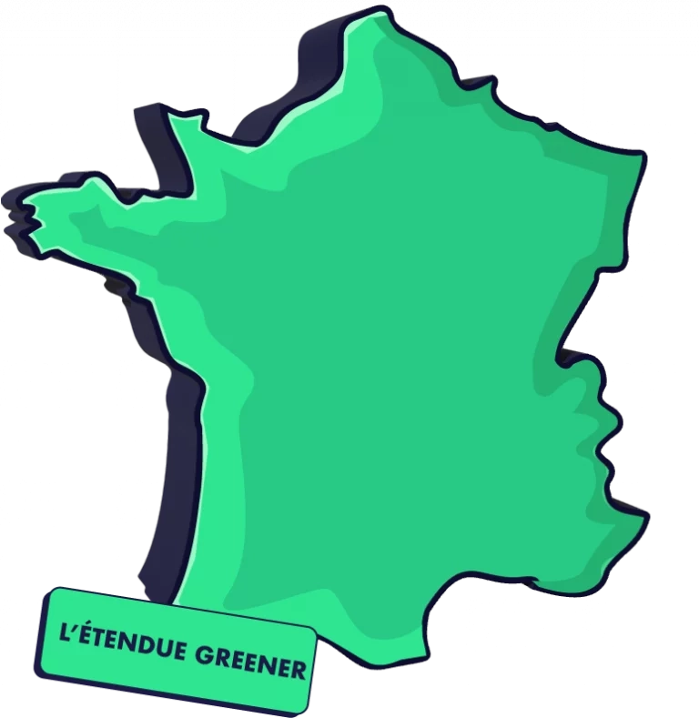carte france greener